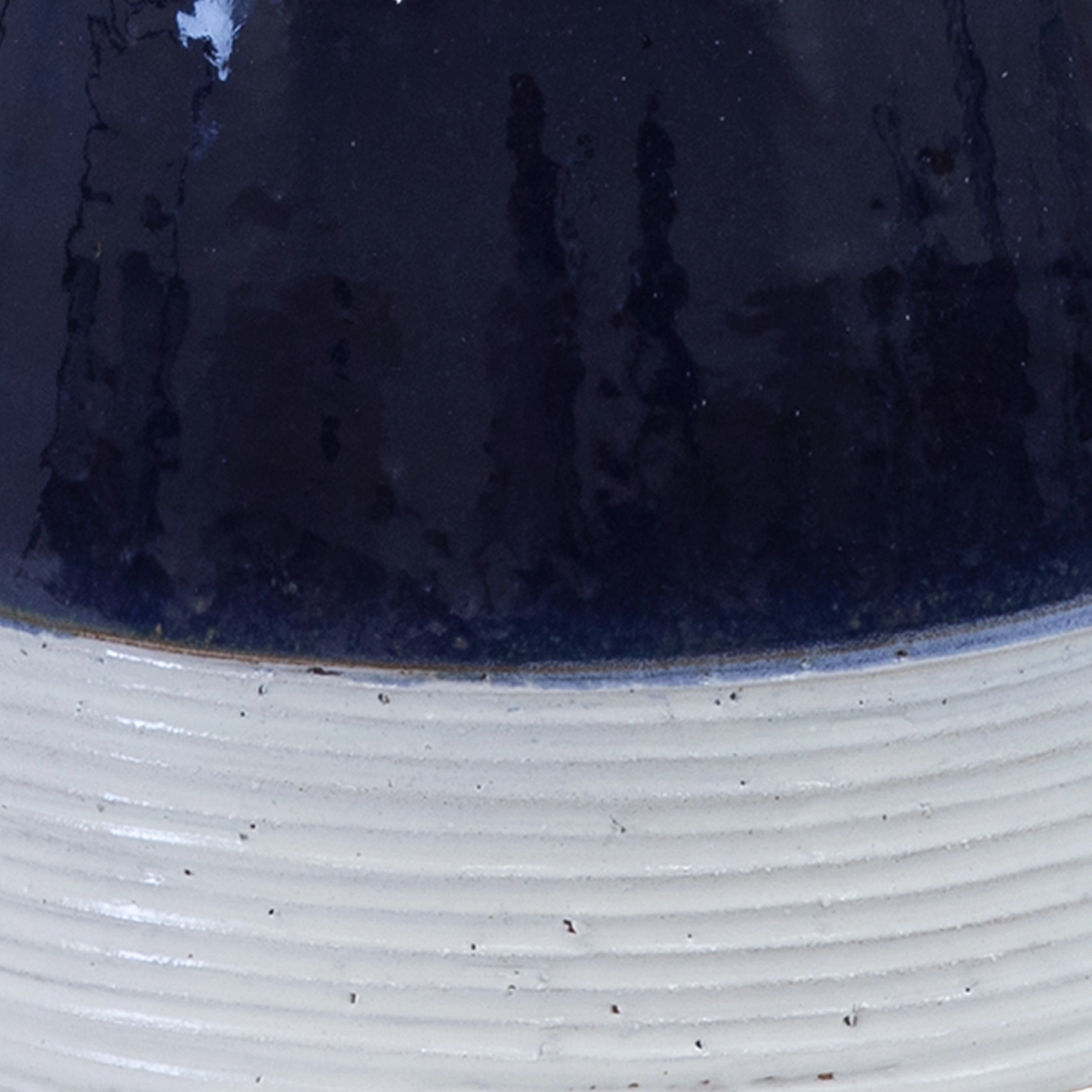 Sunnydaze Glazed Ceramic Duo-Tone Outdoor Bird Bath
