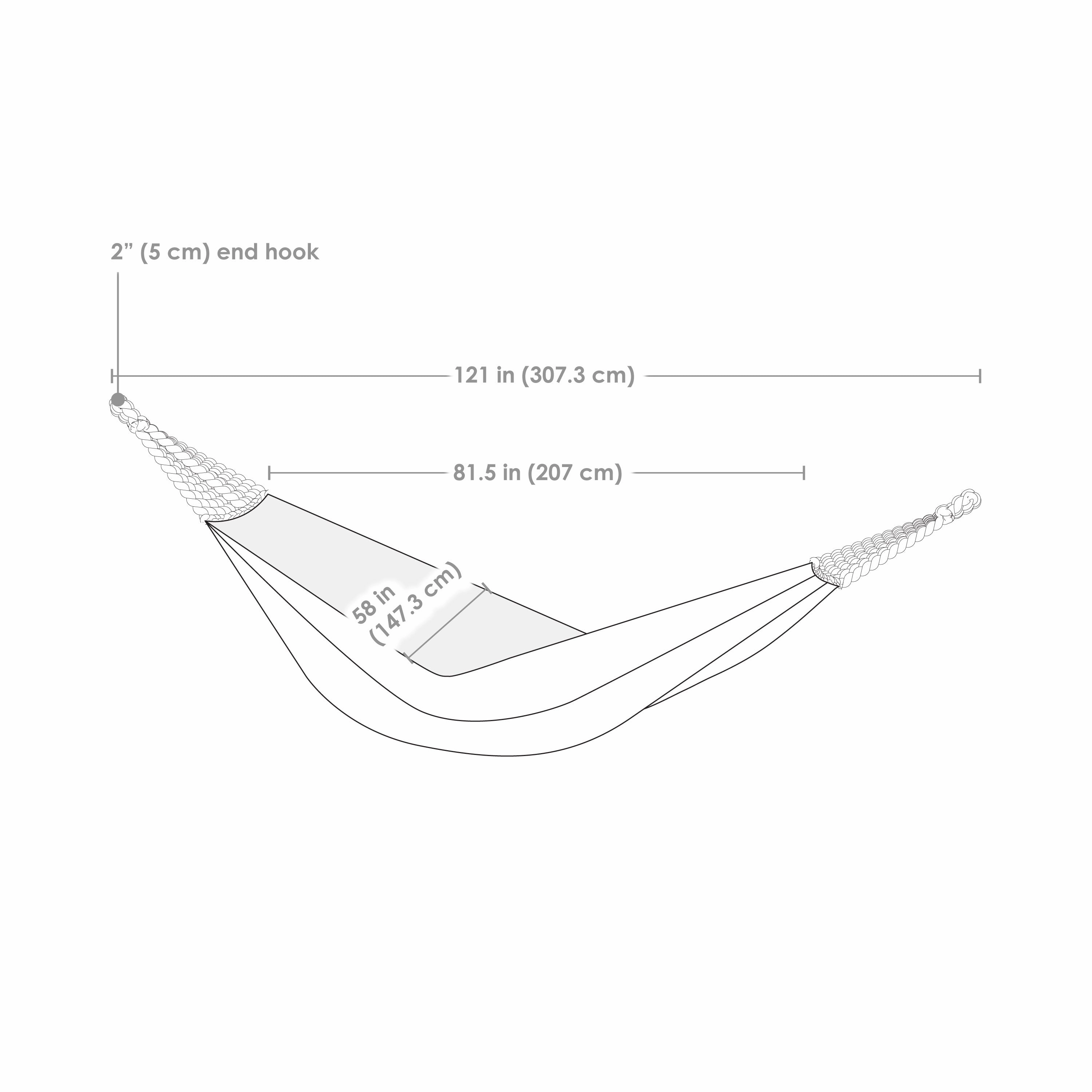 Sunnydaze Jacquard Double Outdoor Hammock