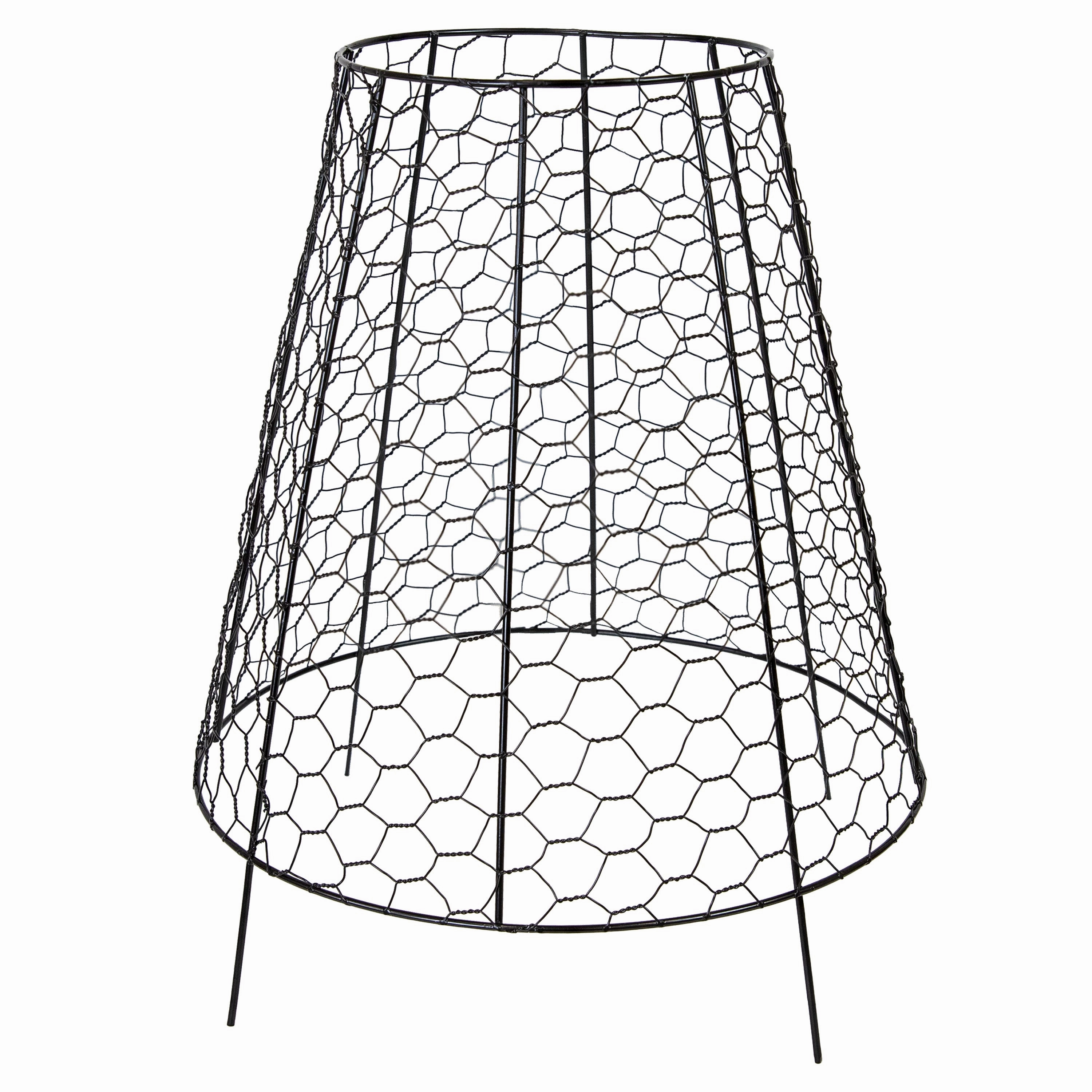 Sunnydaze Mesh Cloche Plant Protector with Removable Cover - 6-Pack