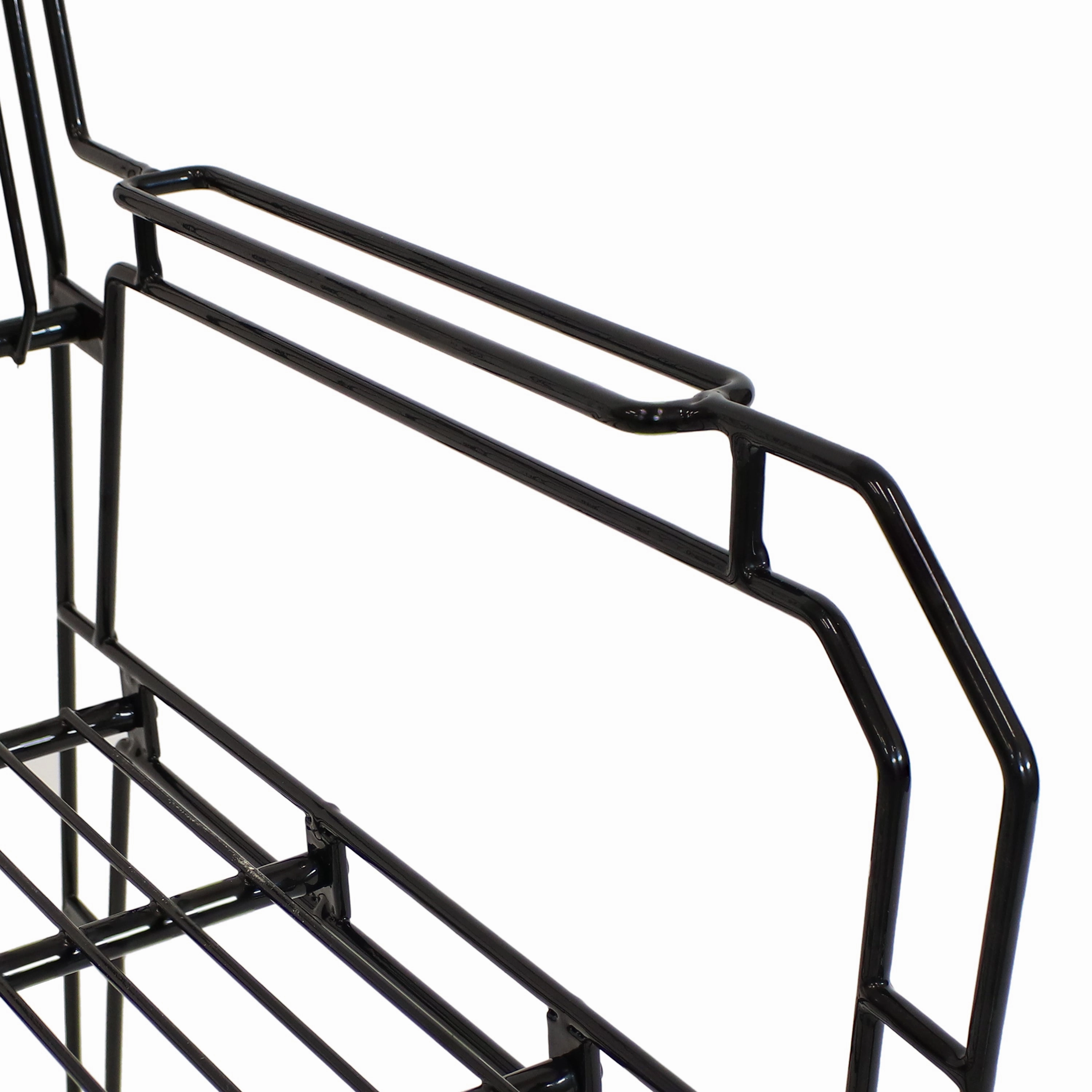 Sunnydaze Outdoor 2-Person Modern Metal Patio Bench - Black