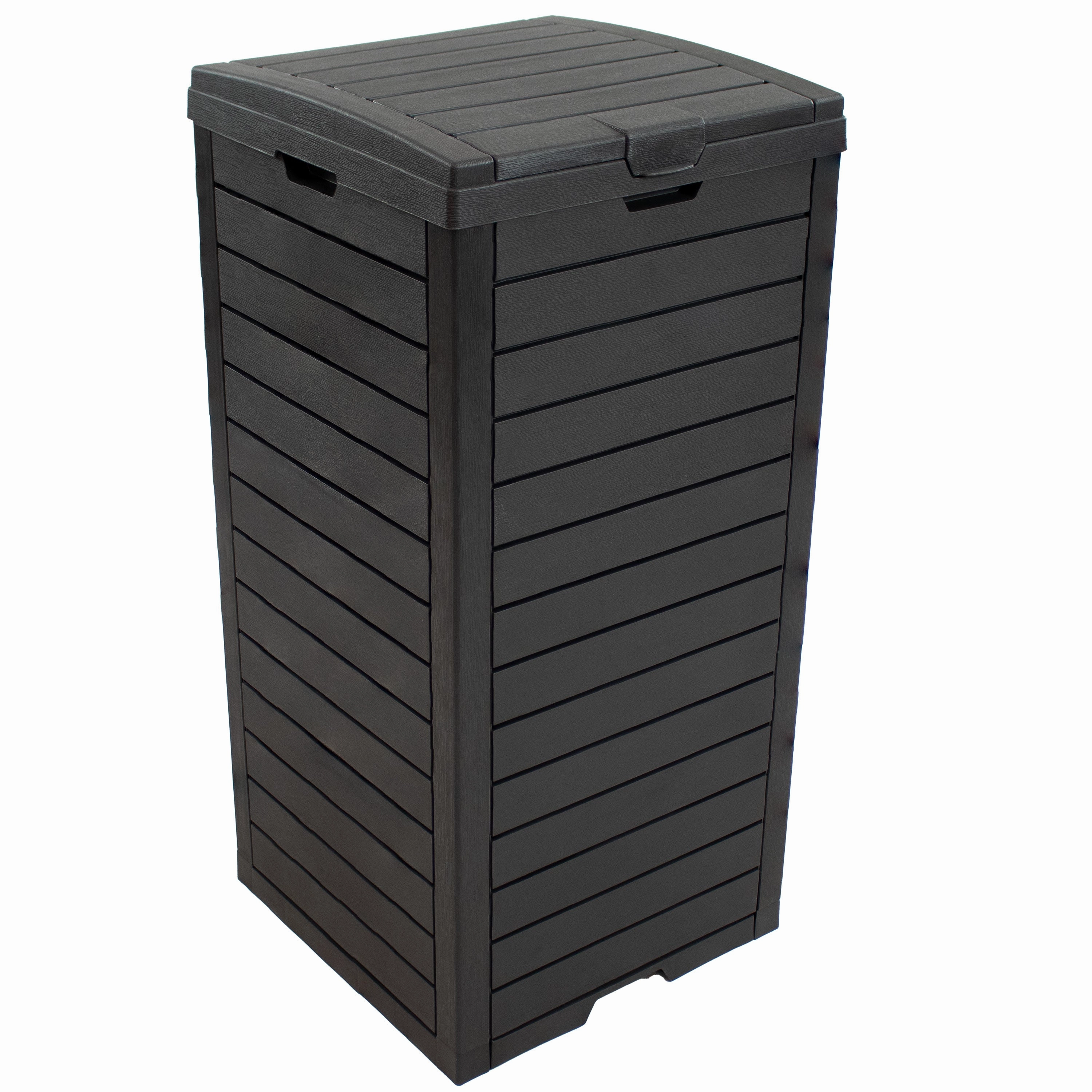 Sunnydaze Patio Trash Can with Lidoutdoor patio furniture set