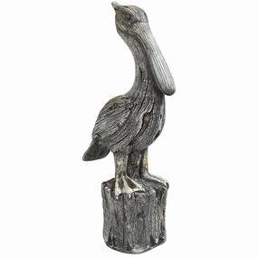 Sunnydaze Pelican's Perch Outdoor Garden Statue - 22"outdoor garden decorative ornaments