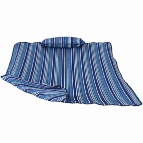 Sunnydaze Polyester Quilted Hammock Pad and Pillow with Modern Pattern - Breakwater Stripeoutdoor patio furniture set