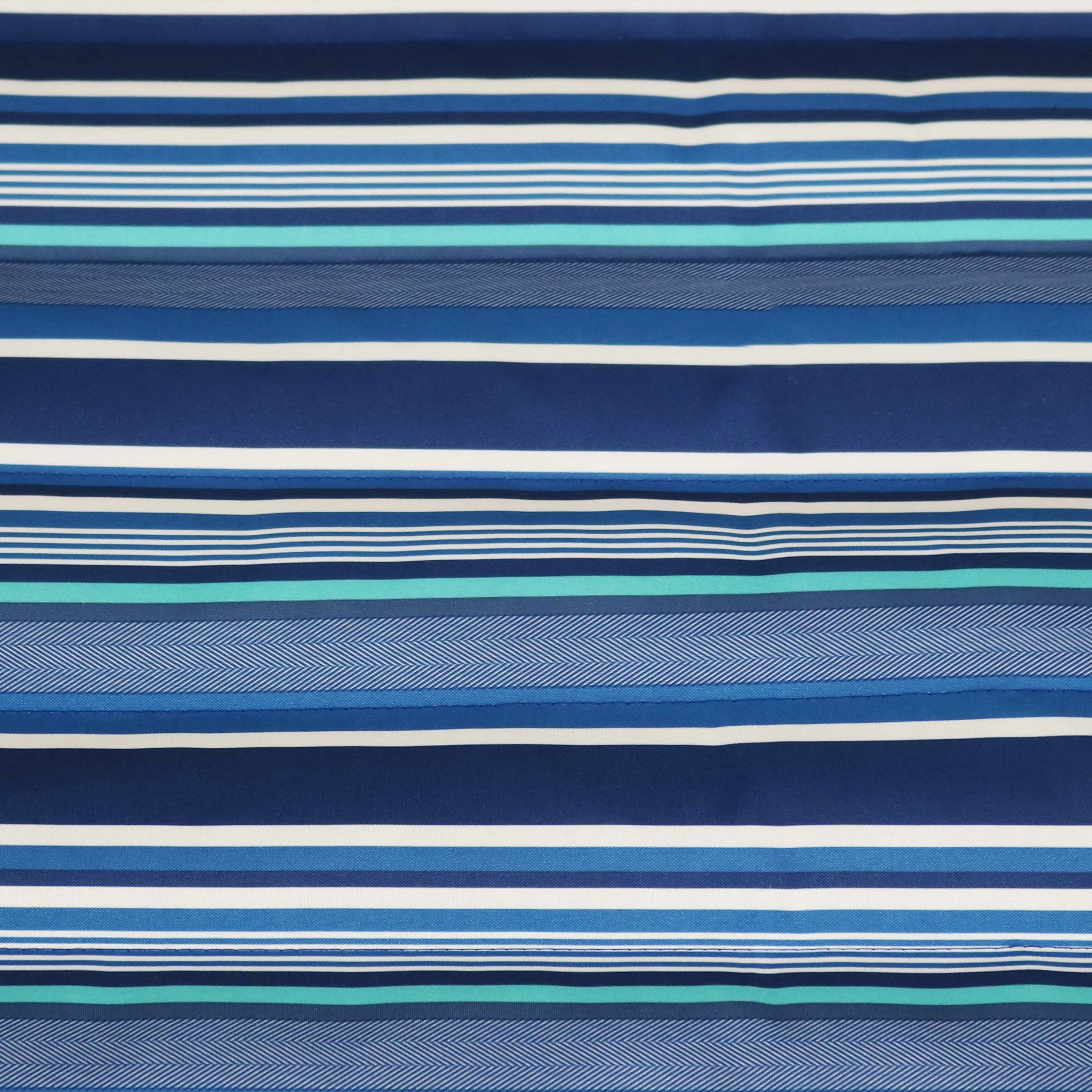Sunnydaze Polyester Quilted Hammock Pad and Pillow with Modern Pattern - Breakwater Stripe