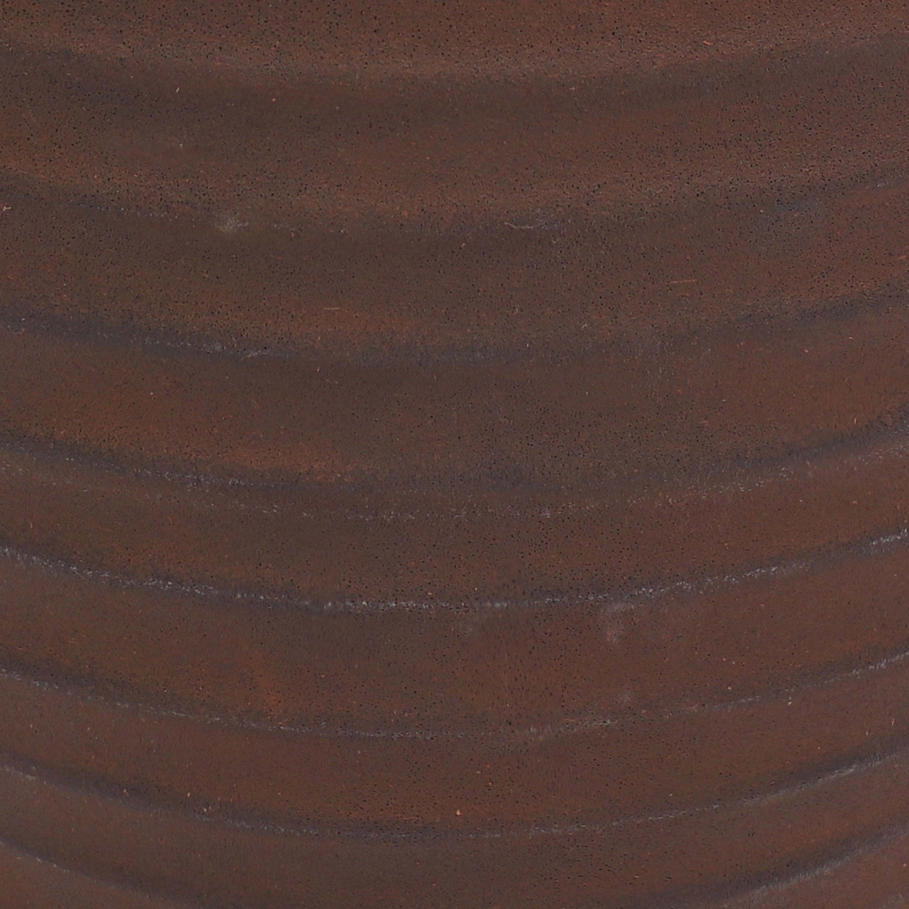 Sunnydaze Polyresin Ribbed Outdoor Plant Pot - Rust