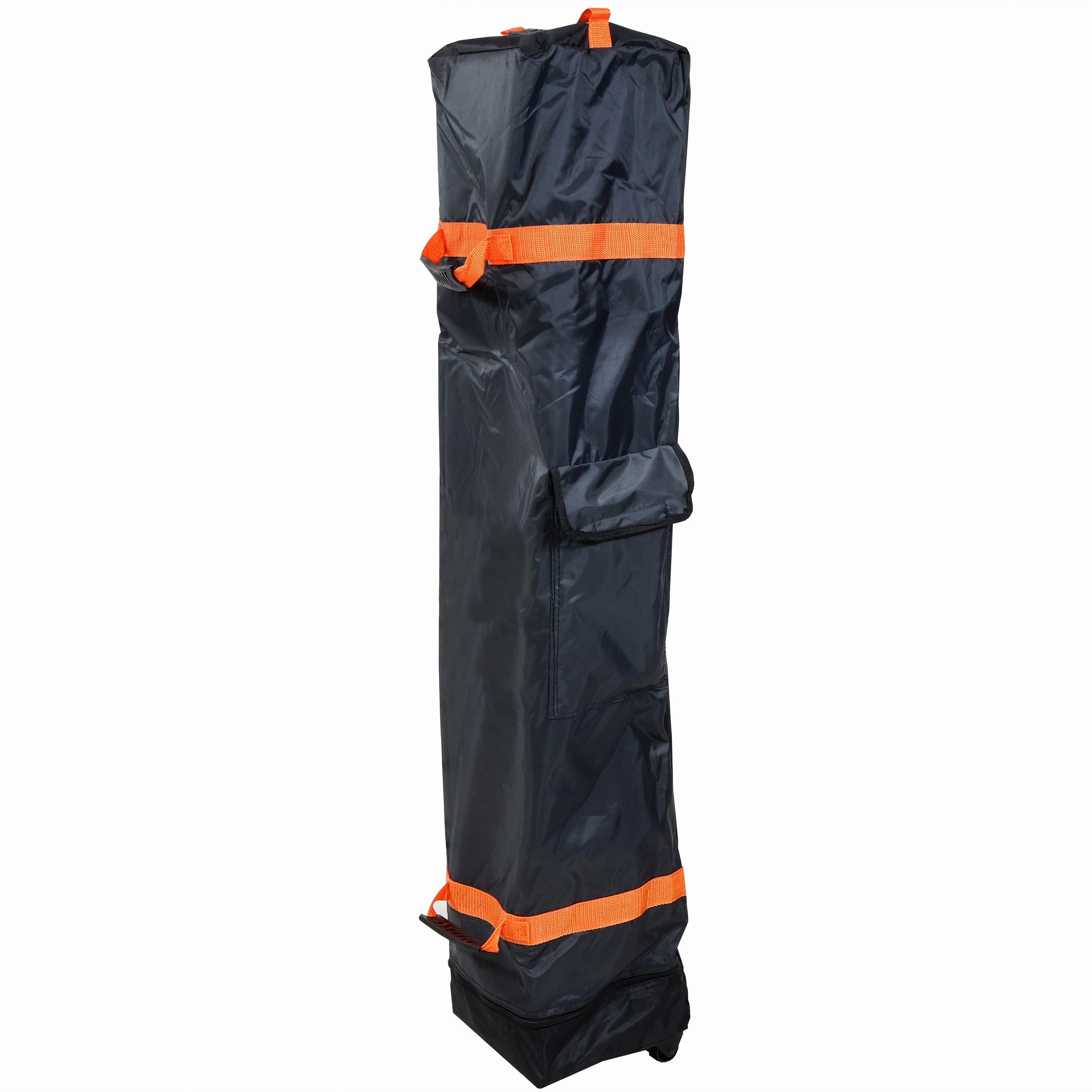 Sunnydaze Premium Polyester Pop-Up Canopy Rolling Carrying Bag - Black