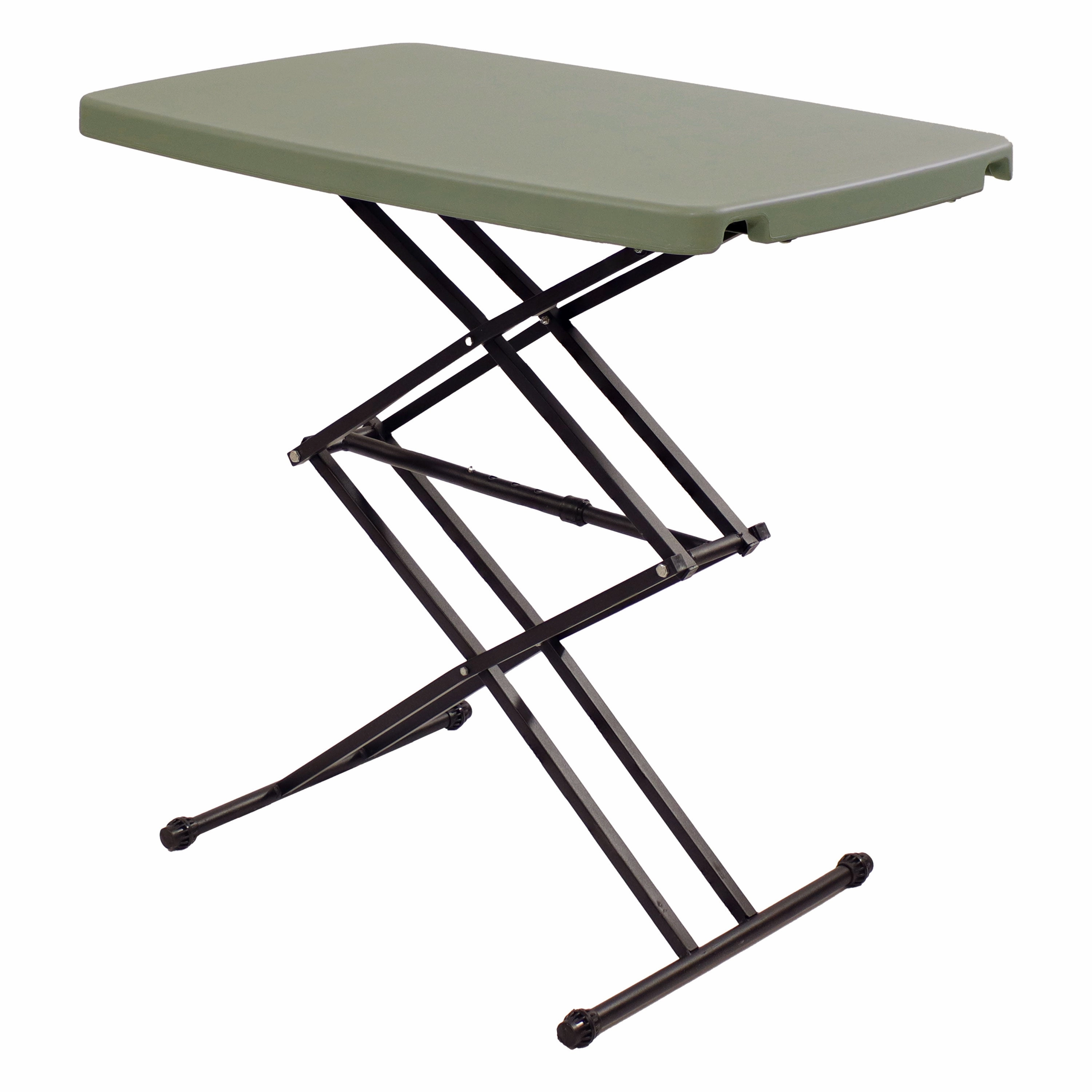 Sunnydaze Rectangular Adjustable Utility Table with Collapsible Legs - Grayoutdoor patio furniture set