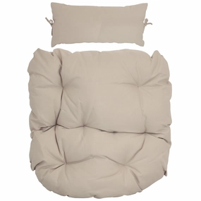 Sunnydaze Replacement Seat Cushion and Headrest Pillow for Cordelia Egg Chairoutdoor patio furniture set