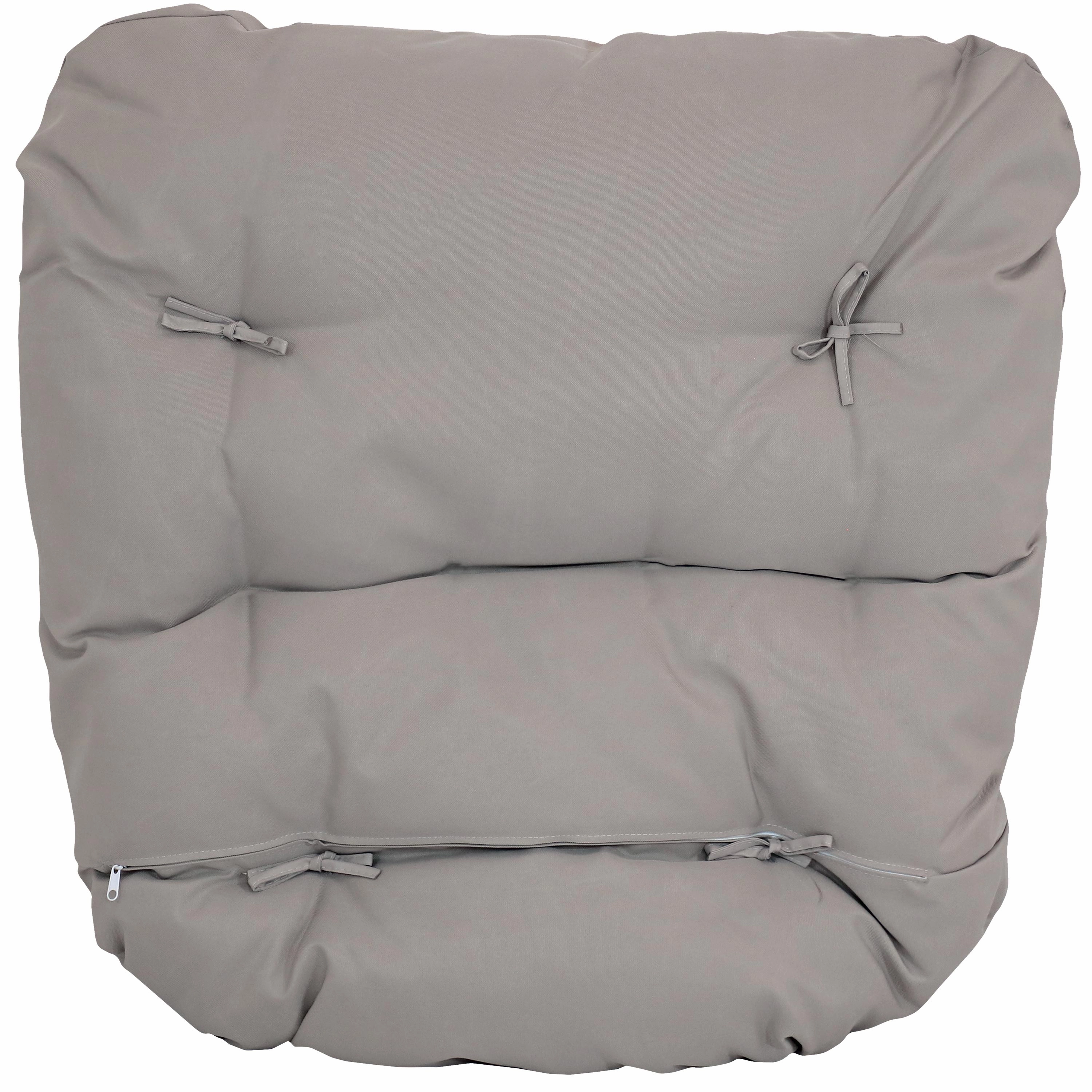 Sunnydaze Replacement Seat Cushion and Headrest Pillow for Cordelia Egg Chair