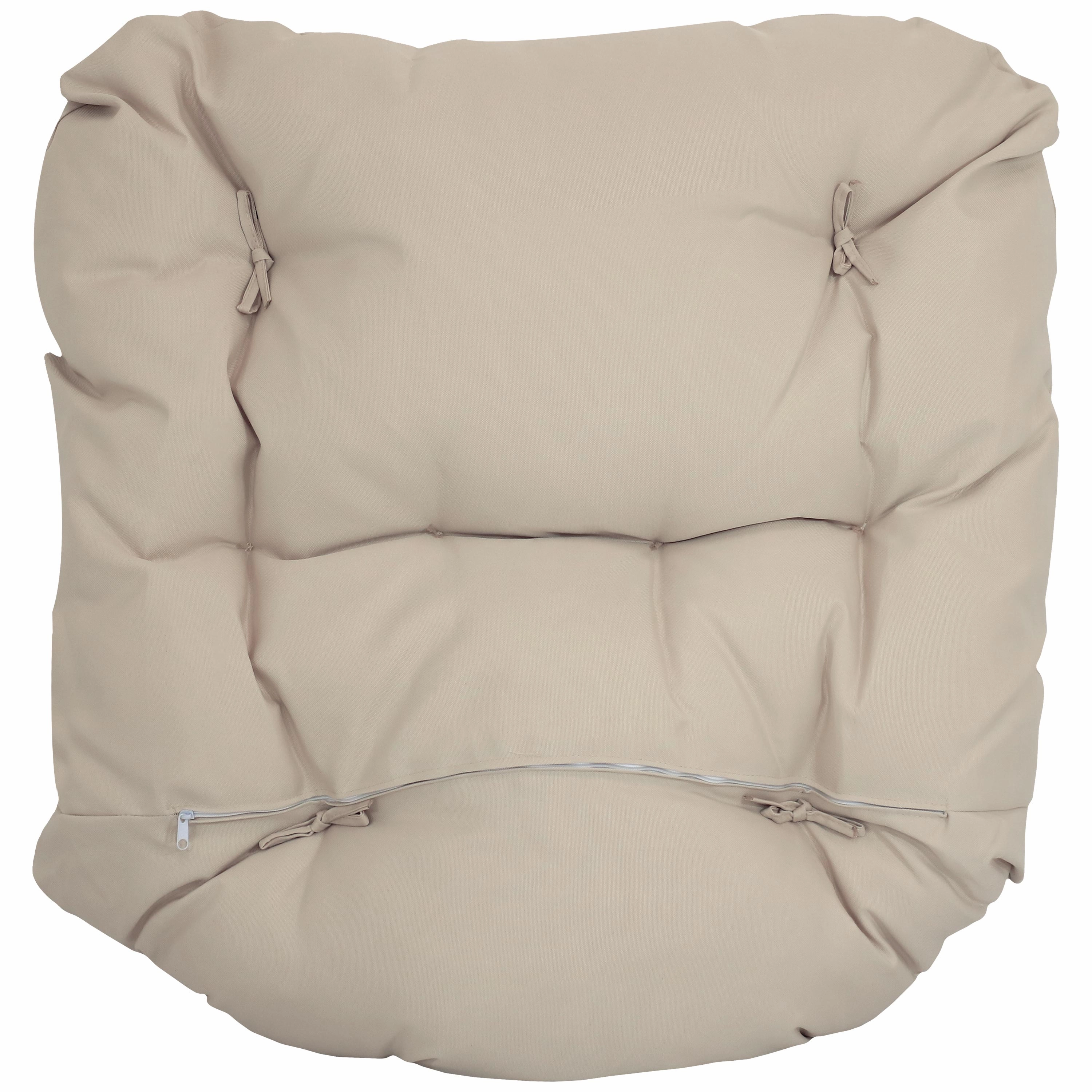 Sunnydaze Replacement Seat Cushion and Headrest Pillow for Danielle Egg Chair