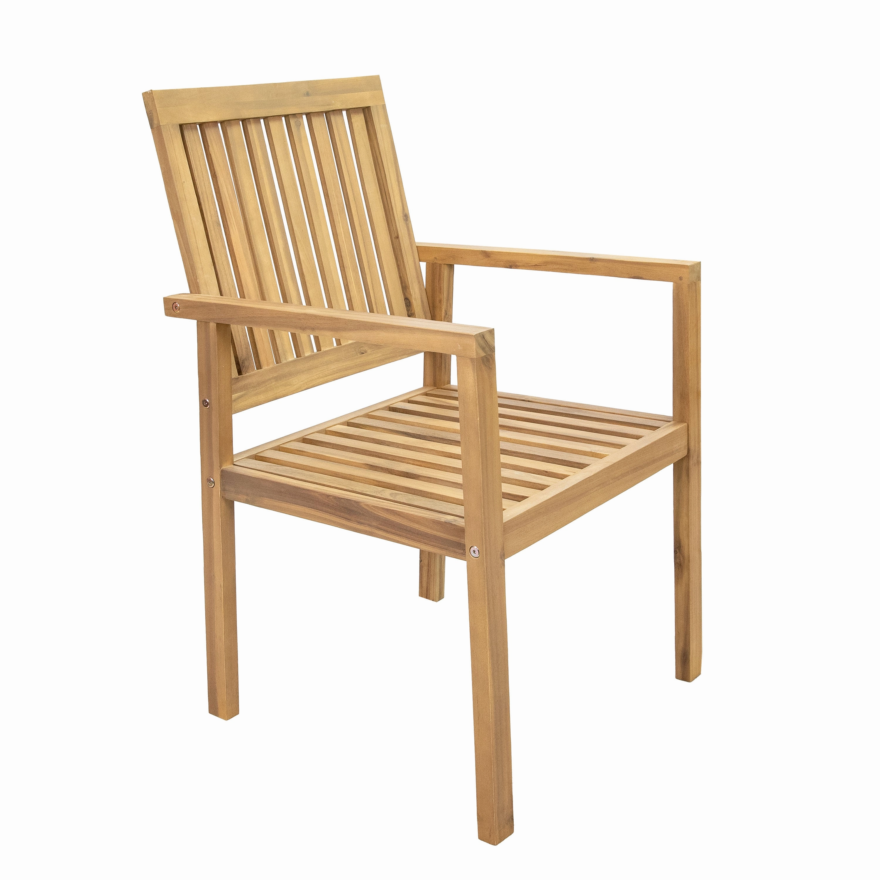 Sunnydaze Rodanthe Outdoor Patio Dining Chairs with Cushions - Set of 2