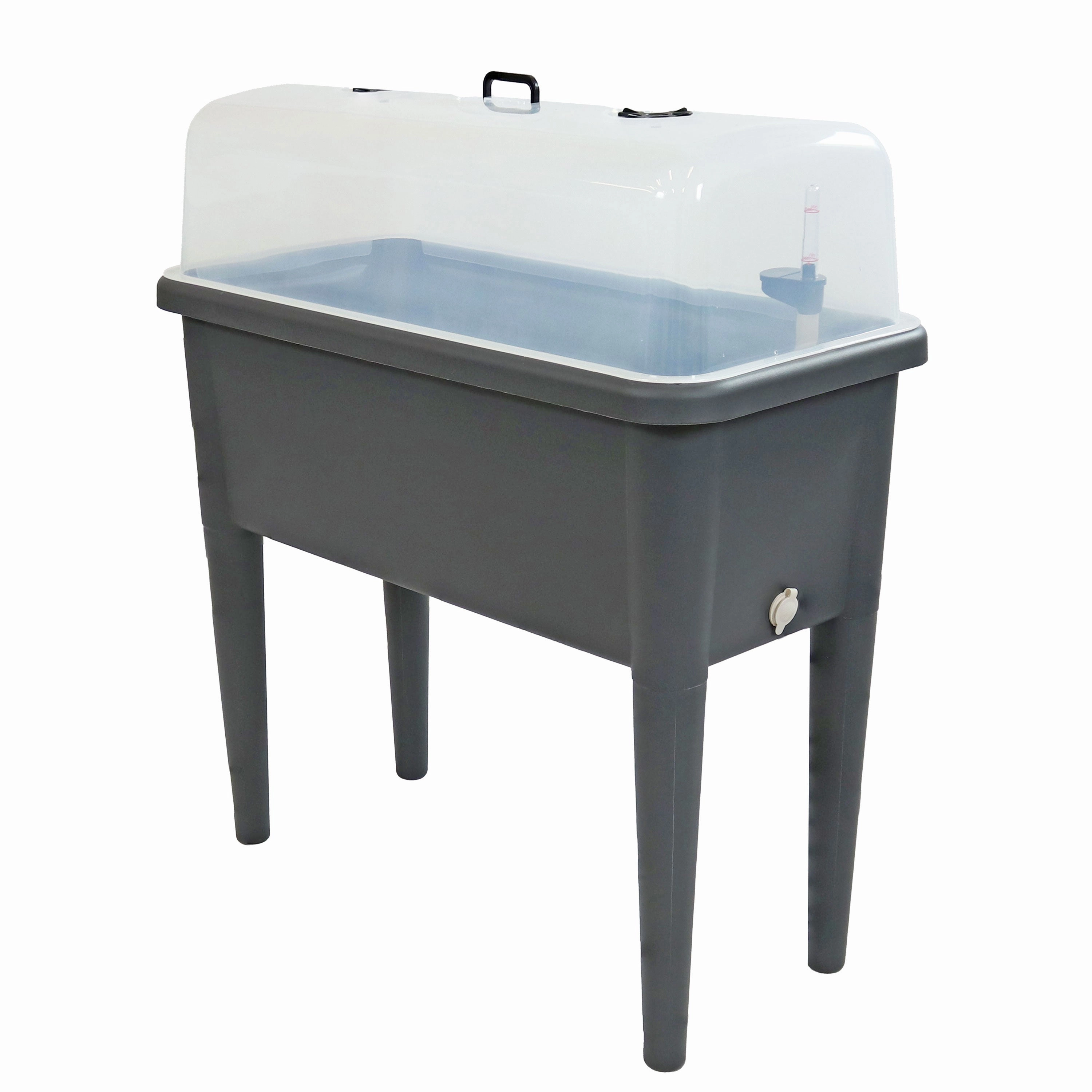Sunnydaze Self-Watering Raised Garden Bed with Cover - 33" H