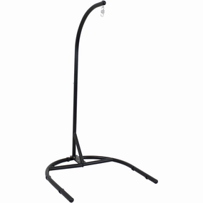 Sunnydaze Steel U-Shape Hanging Chair Stand - 76"egg swing chair for outdoor use