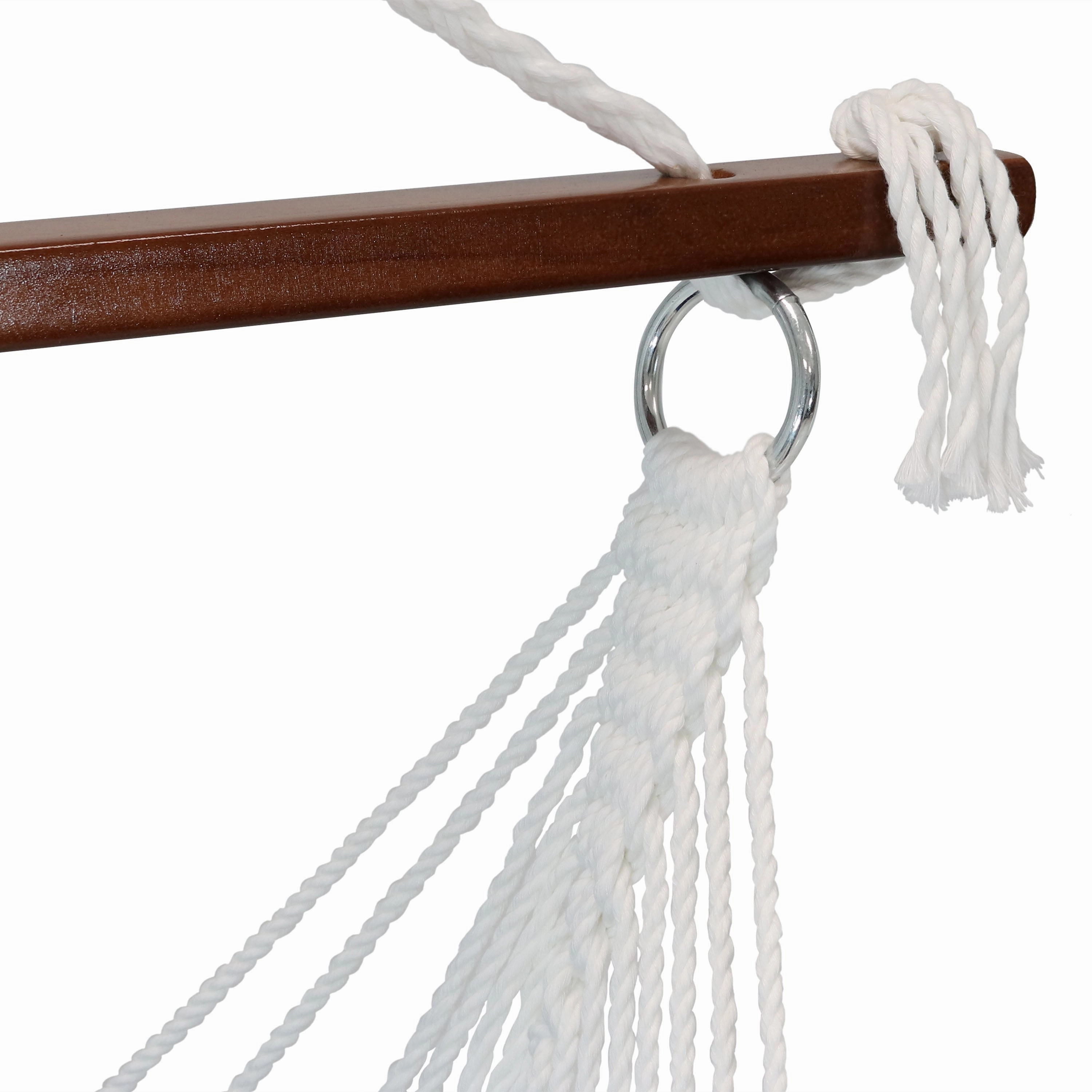 Sunnydaze Tufted Victorian Outdoor Hammock Chair Swing and C-Stand Set