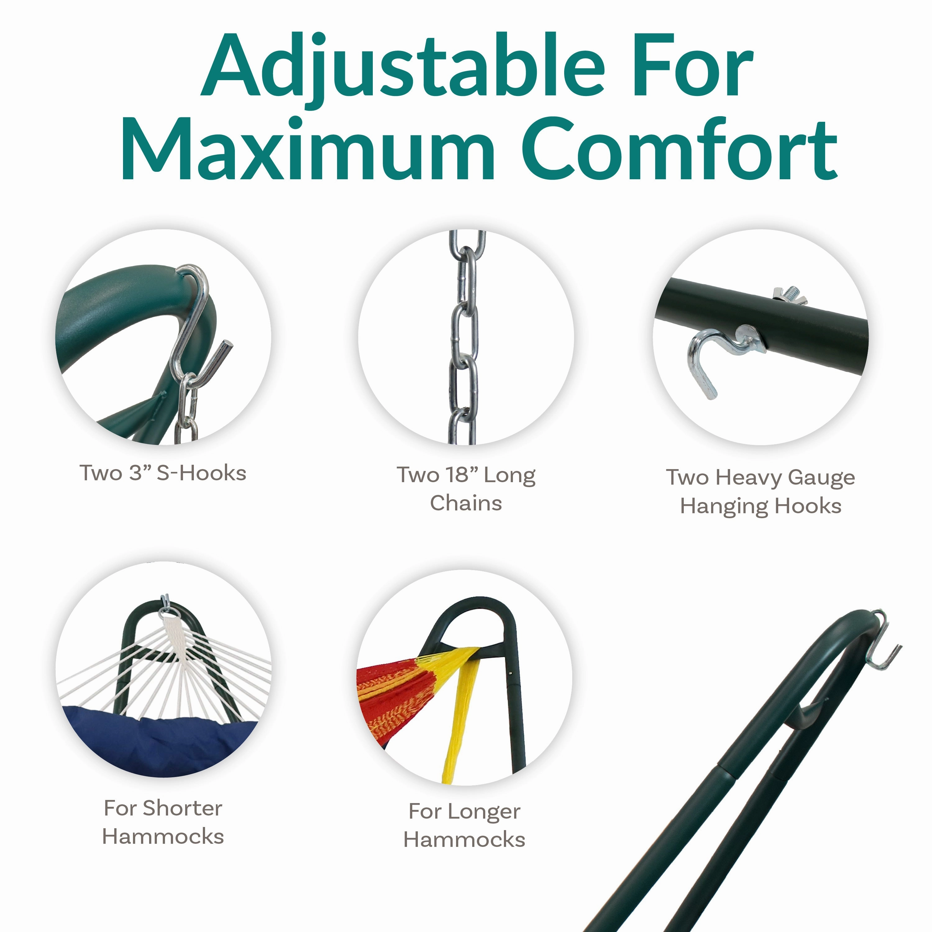 Sunnydaze Universal Multi-Use Heavy-Duty Hammock Stand