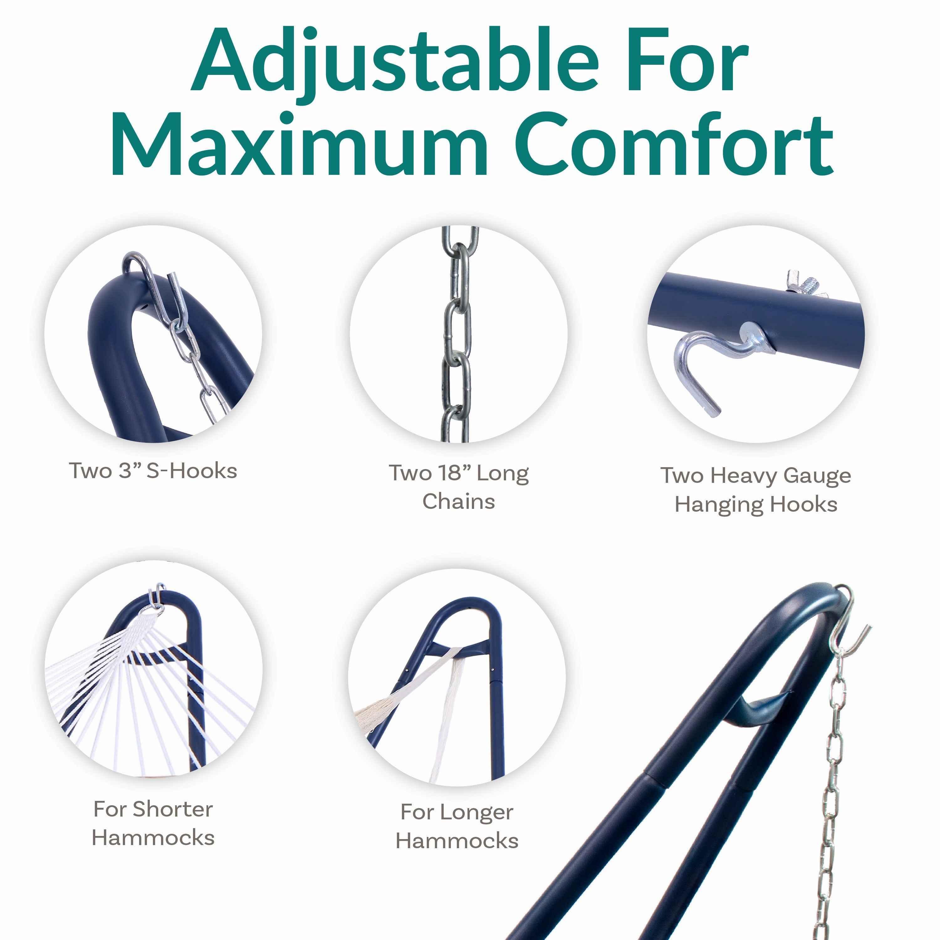 Sunnydaze Universal Multi-Use Heavy-Duty Hammock Stand