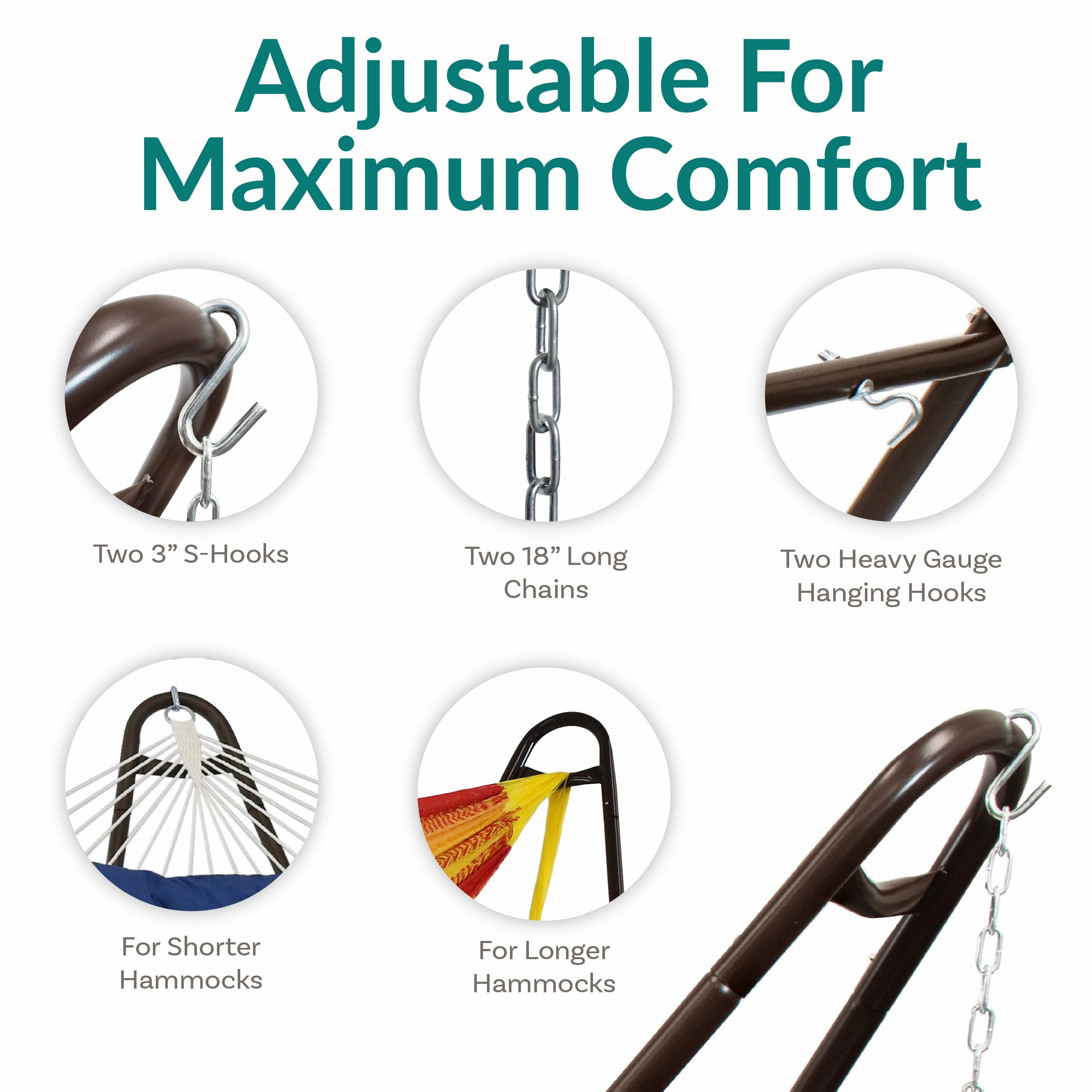 Sunnydaze Universal Multi-Use Heavy-Duty Hammock Stand