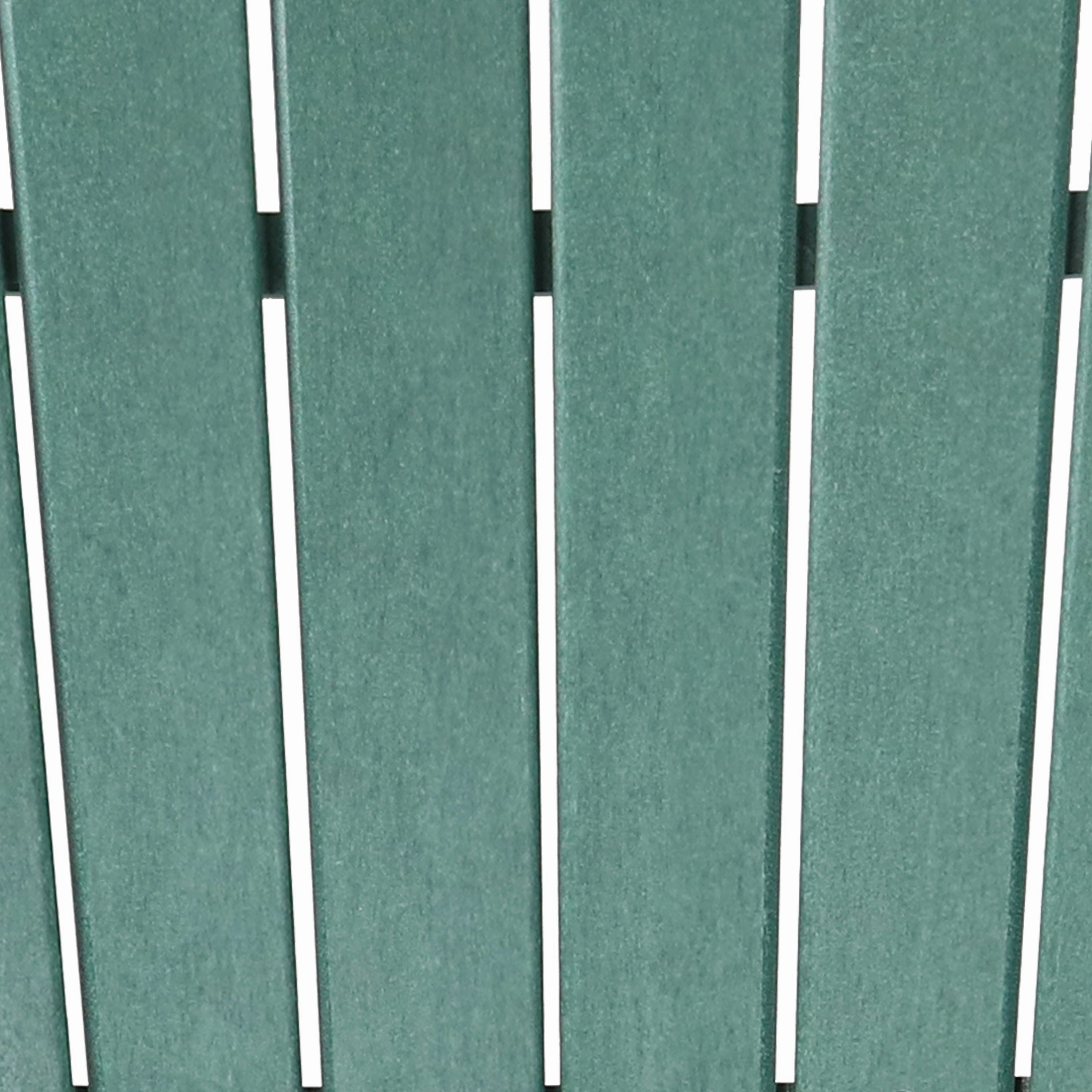 Sunnydaze Upright, All-Weather Adirondack Chair - 300-Pound Capacity - 38.25 H