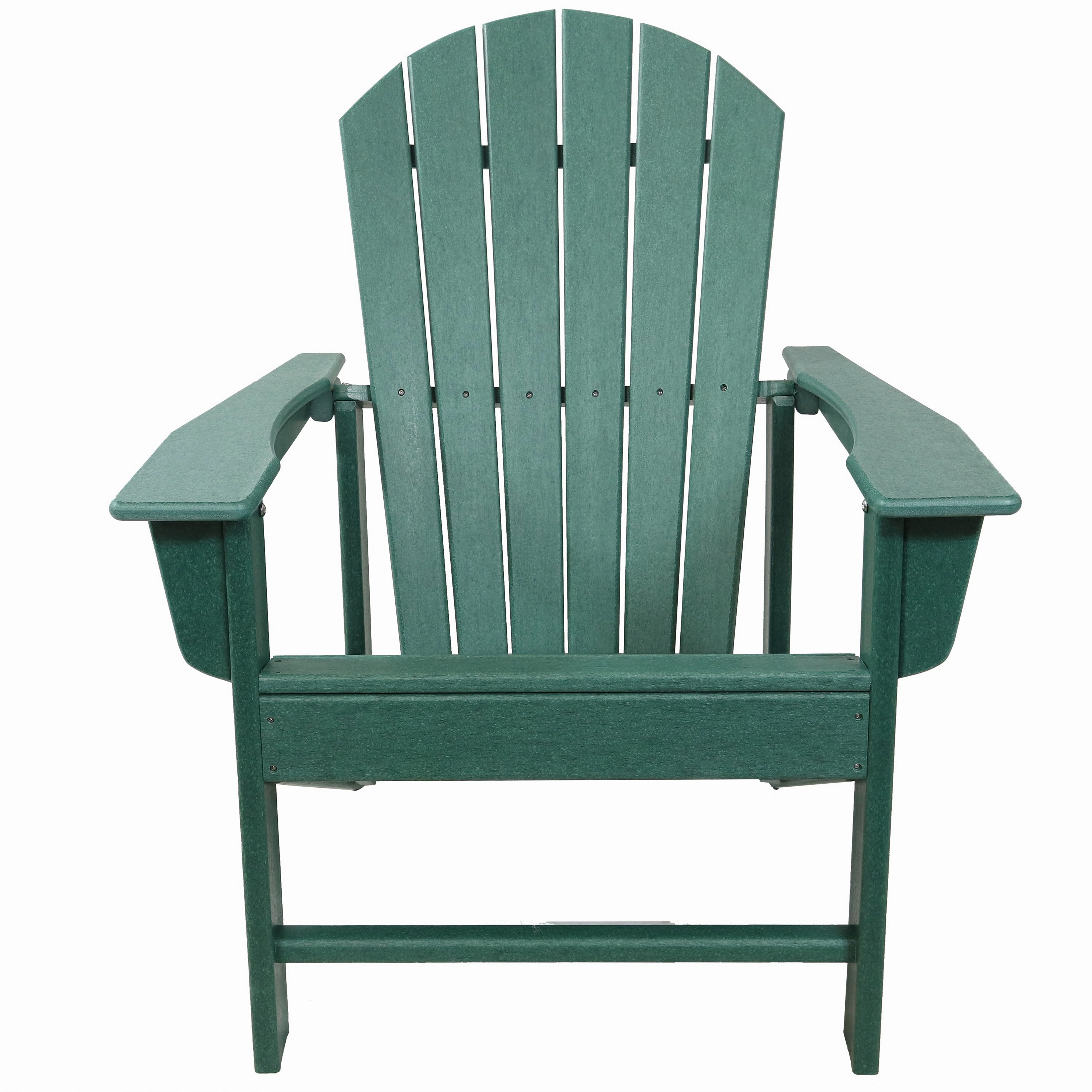 Sunnydaze Upright, All-Weather Adirondack Chair - 300-Pound Capacity - 38.25 H