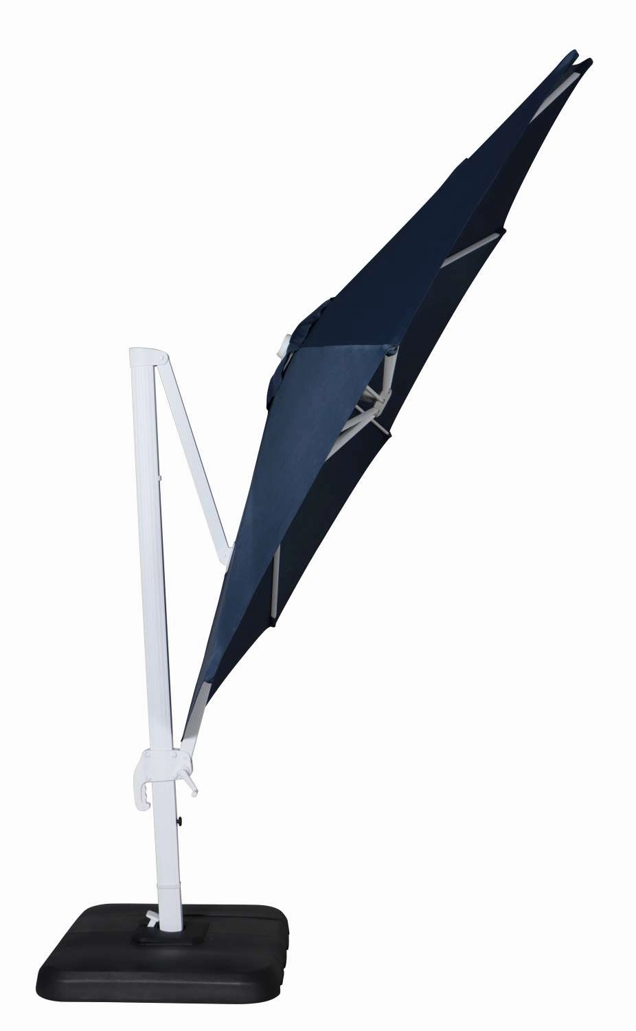 Sunrio Cantilever 11' Umbrella - Navy, White