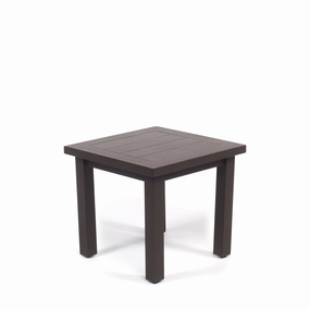 Sunvilla Barlow 24" Square Slat Top End Tableoutdoor coffee table for patio or lounge