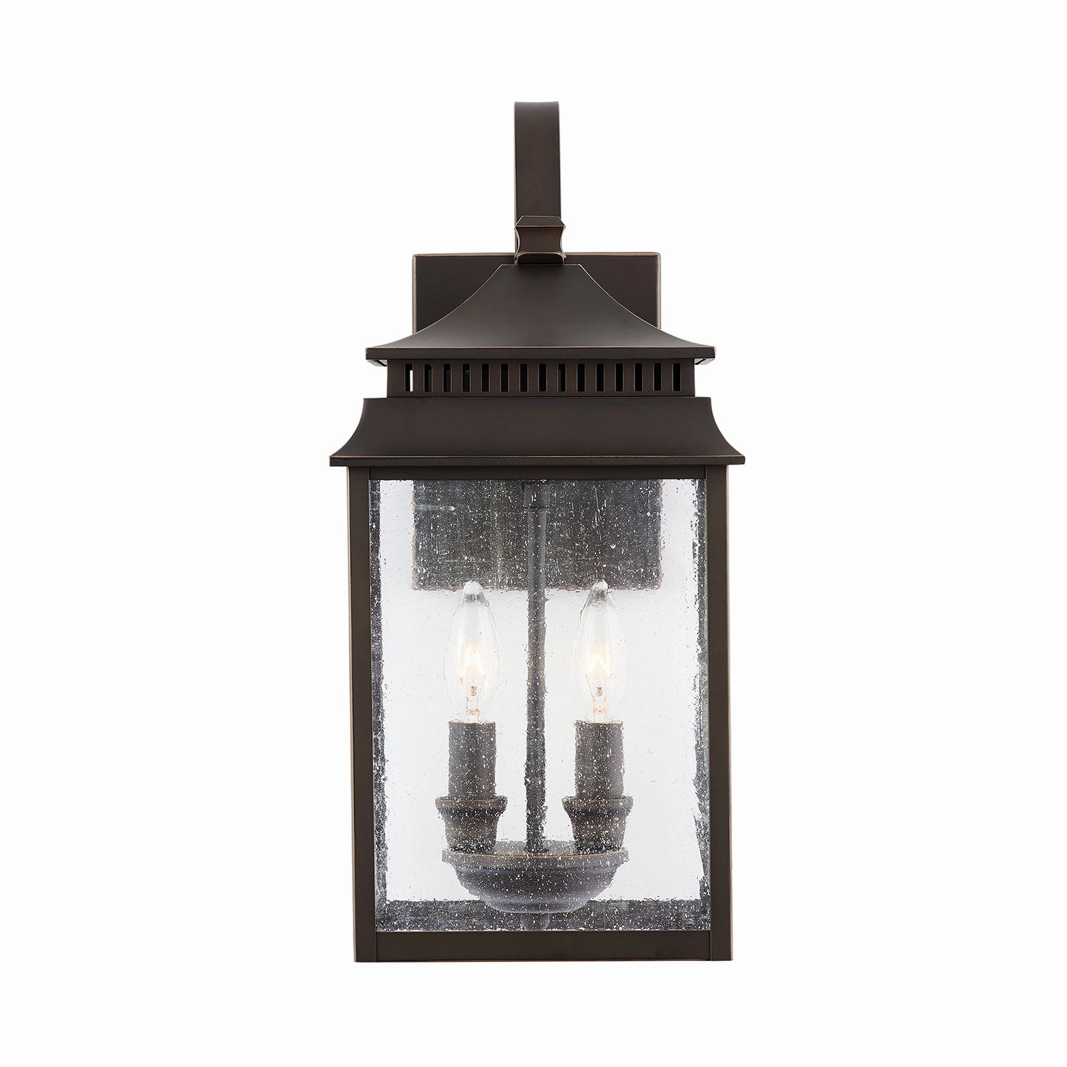 Sutter Creek Two Light Outdoor Wall Lantern Oiled Bronze