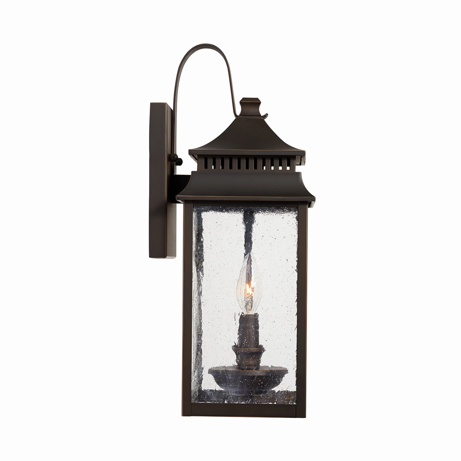 Sutter Creek Two Light Outdoor Wall Lantern Oiled Bronze