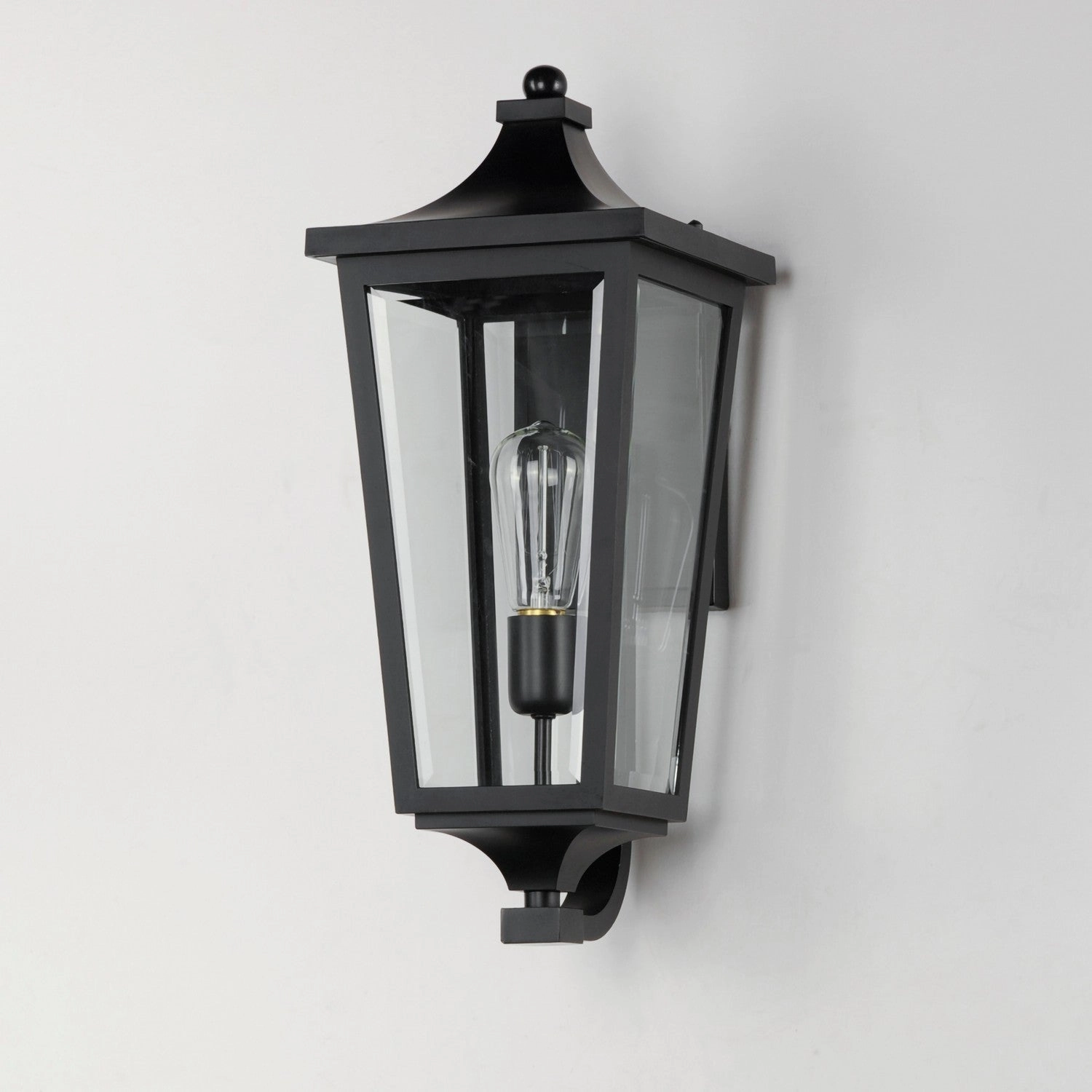 Sutton Place VX One Light Outdoor Wall Sconce Black