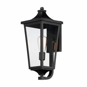 Sutton Place VX One Light Outdoor Wall Sconce BlackOutdoor wall sconces with motion sensor