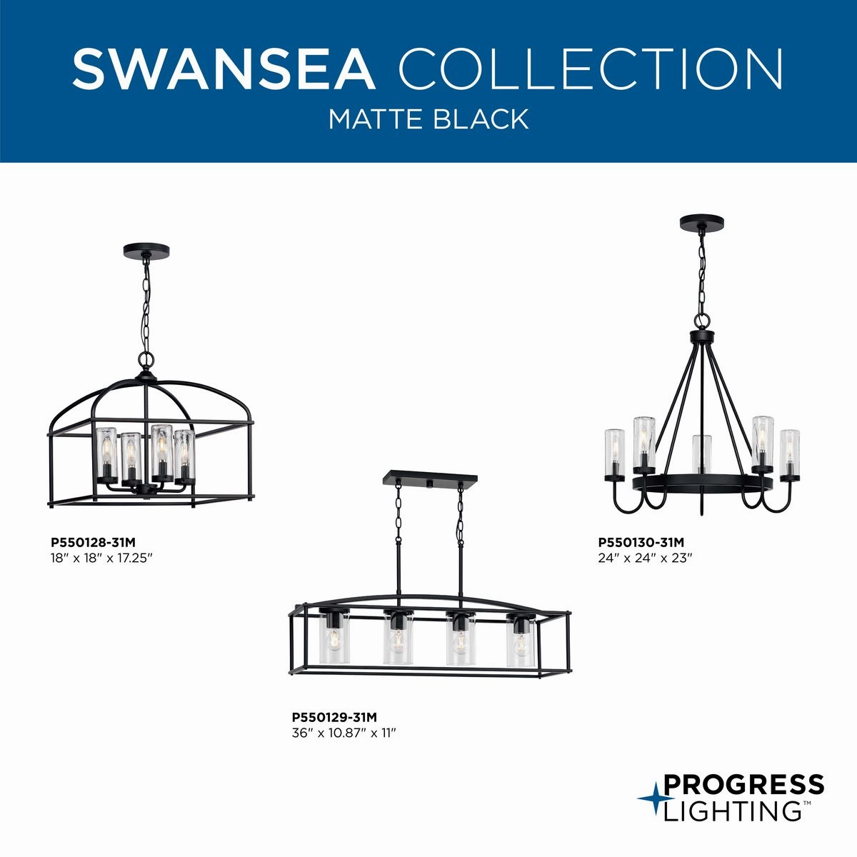 Swansea 5-Light Outdoor Chandelier