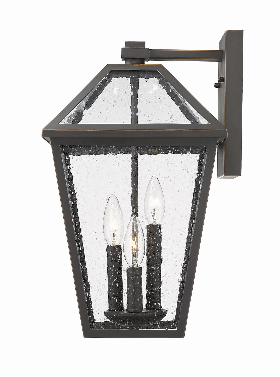Talbot Three Light Outdoor Wall Light Oil Rubbed Bronze