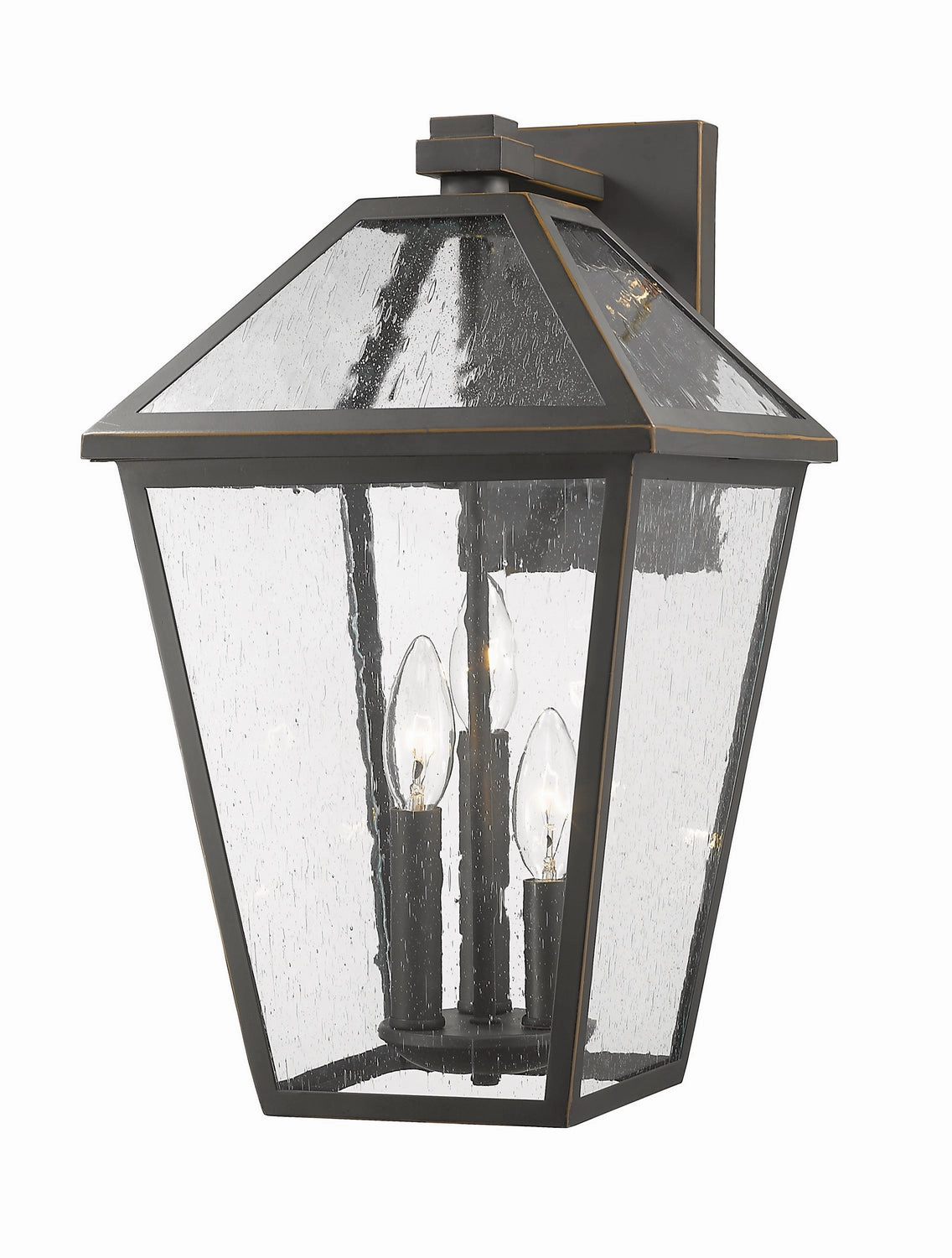 Talbot Three Light Outdoor Wall Light Oil Rubbed BronzeOutdoor wall sconces with motion sensor