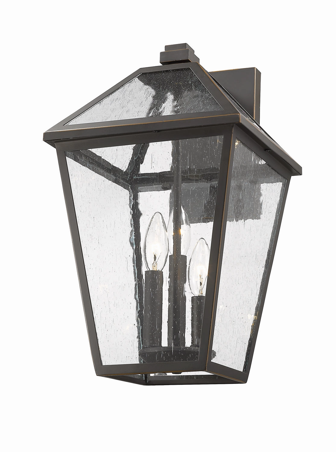 Talbot Three Light Outdoor Wall Light Oil Rubbed Bronze