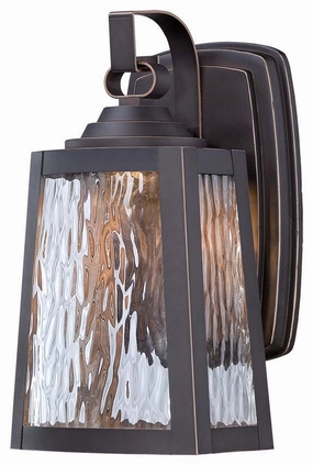 Talera LED Outdoor Wall Mount Oil Rubbed Bronze W/ Gold HighlightsOutdoor wall sconces with motion sensor