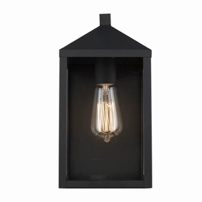 Tempest One Light Outdoor Wall Mount BlackOutdoor wall sconces with motion sensor