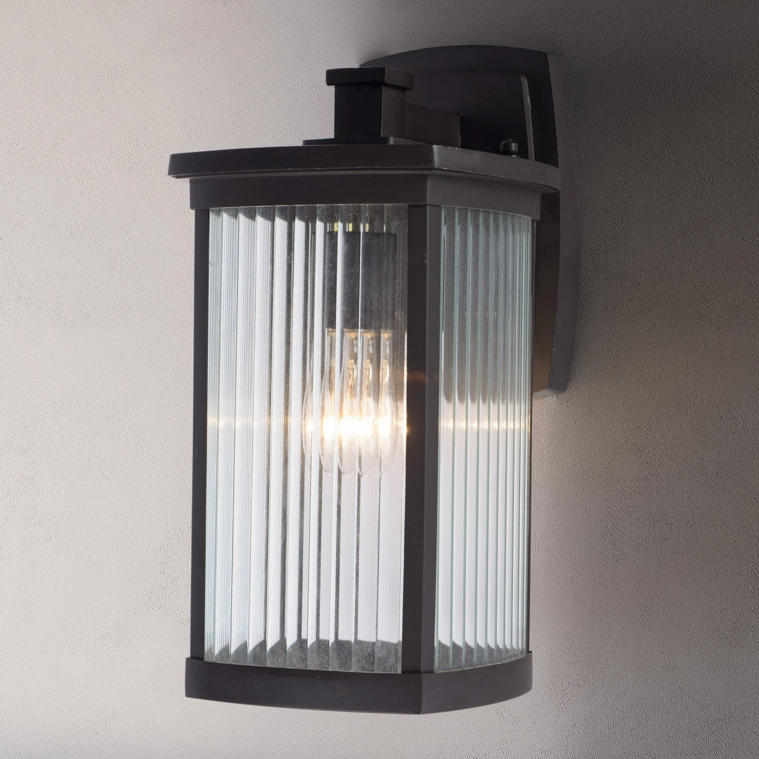 Terrace One Light Outdoor Wall Lantern Bronze