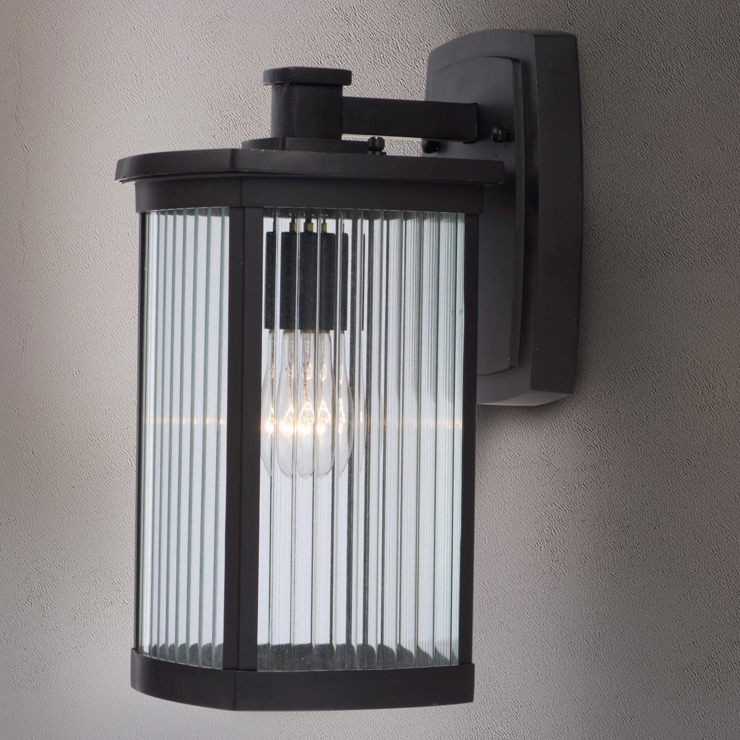 Terrace One Light Outdoor Wall Lantern Bronze