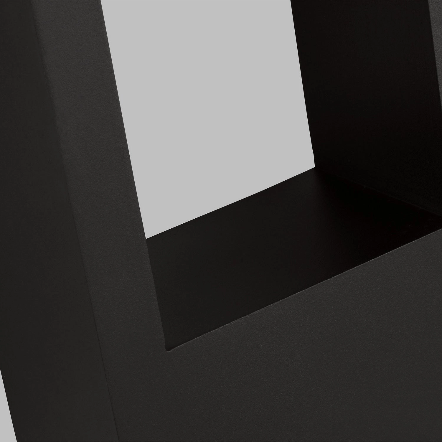 Testa LED Outdoor Wall Lantern Black
