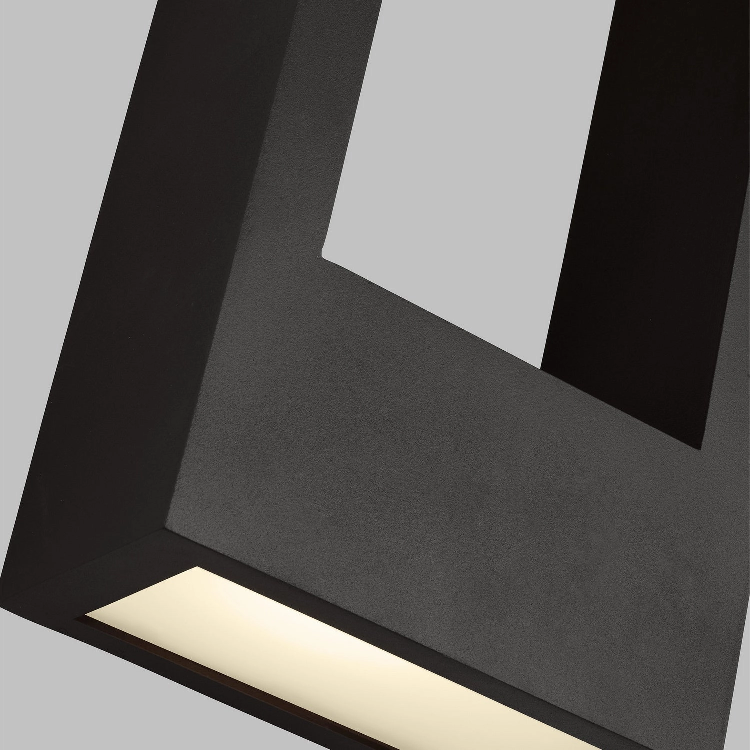 Testa LED Outdoor Wall Lantern Black