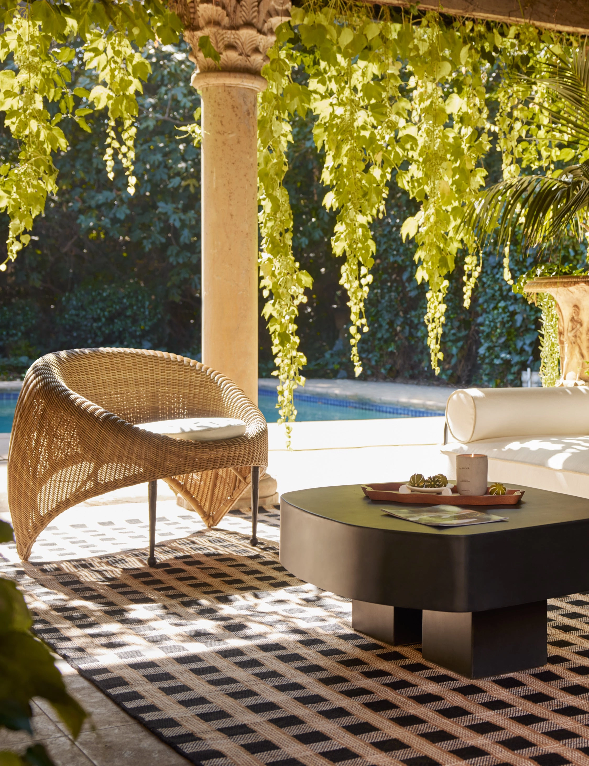 Thatcher Handwoven Indoor / Outdoor Rug by Sarah Sherman Samuelwaterproof outdoor patio rug