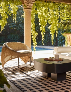 Thatcher Handwoven Indoor / Outdoor Rug by Sarah Sherman Samuelwaterproof outdoor patio rug