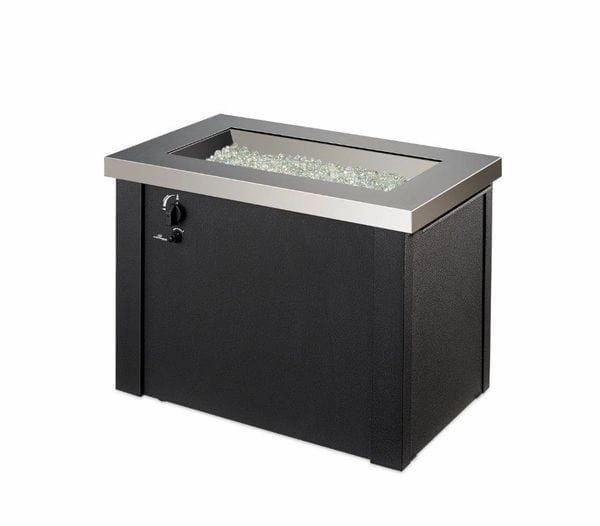 The Outdoor Greatroom Company 24 Inch Providence Rectangular Gas Fire Pit Table PROV-1224-SSoutdoor fire table set with chairs
