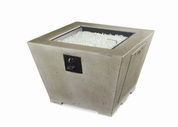 The Outdoor Greatroom Company 24 inch Square Cove Gas Fire Pit Bowl CV-2424portable outdoor fire pit with lid