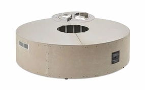The Outdoor GreatRoom Company 48 Inch Round Ready To Finish Fire Pit Table Kit RTF48C-Kportable outdoor fire pit with lid