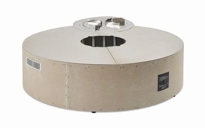 The Outdoor GreatRoom Company 48 Inch Round Ready To Finish Fire Pit Table Kit RTF48C-Kportable outdoor fire pit with lid