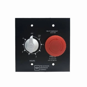The Outdoor Greatroom Company 4-Hour Timer with E-Stop for DSI Electronic Ignition Systems 4Hrtes-CpFireproof mat for under fire pit