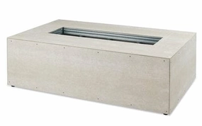 The Outdoor GreatRoom Company 60 Inch Linear Ready To Finish Fire Pit Table Kit RTF60L-Kportable outdoor fire pit with lid