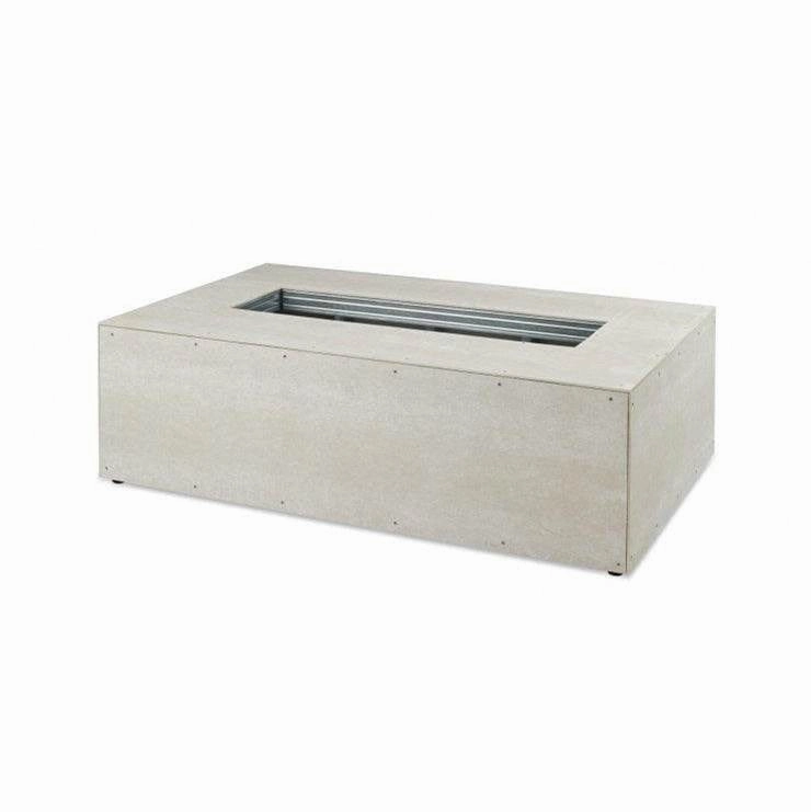 The Outdoor GreatRoom Company 72 Inch Linear Ready-to-Finish Fire Pit Table Kit RTF72LDNG-Kportable outdoor fire pit with lid