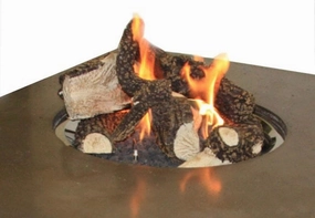 The Outdoor Greatroom Company Log Set and Lava Rock CF20-LOG SETFireproof mat for under fire pit