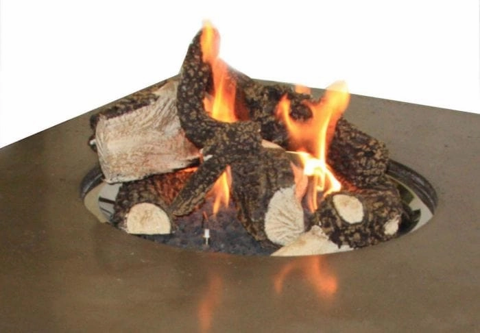 The Outdoor Greatroom Company Log Set and Lava Rock CF20-LOG SETFireproof mat for under fire pit
